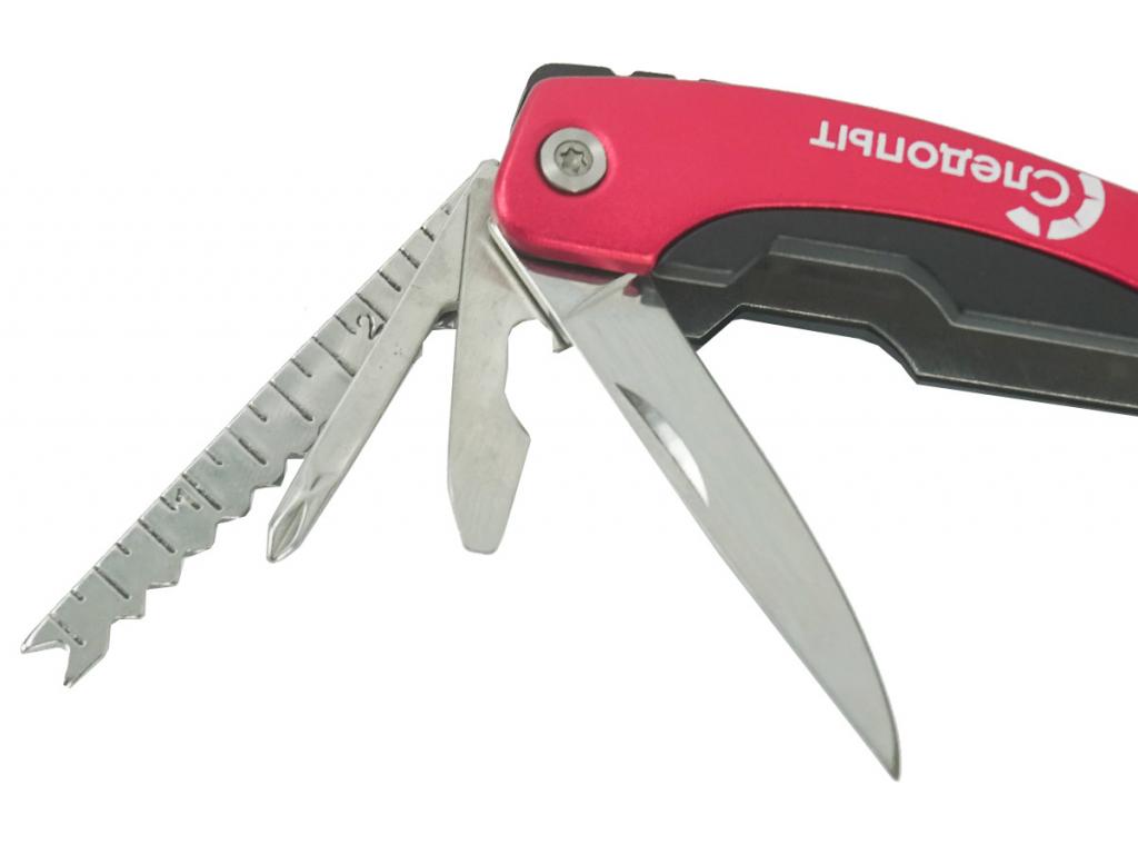 Мультитул (плоскогубцы) Следопыт средний 11 предметов в чехле-коробке1