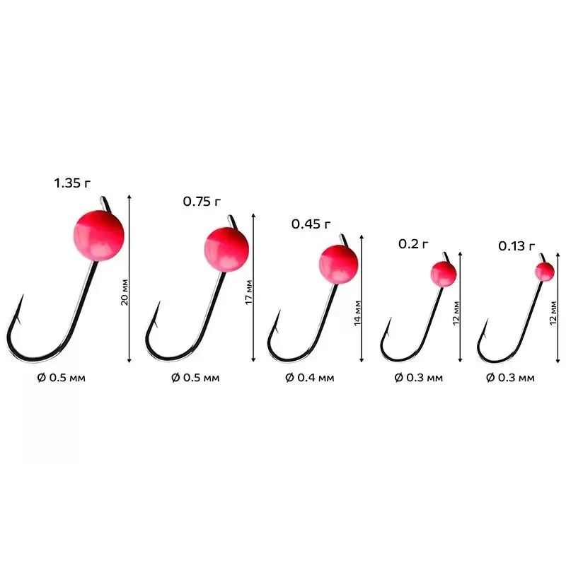 Джиг-головка Crazy Fish вольфрамовая 0,45г цвет золото 1