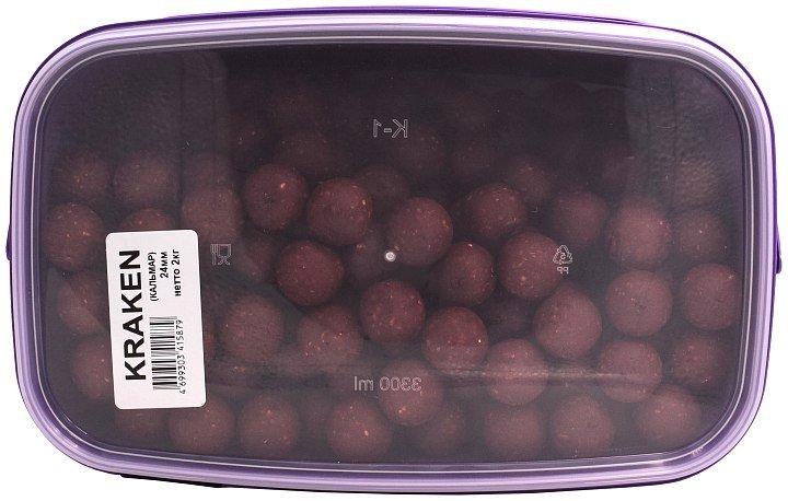 Бойлы Rhino Baits Kraken кальмар 24мм 2кг ведро