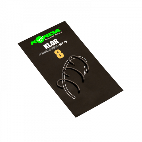 KORDA Крючок Klor №8 с микробородкой 10шт 1