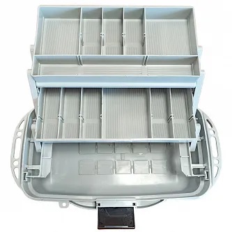 ЯЩИК 2-Х ПОЛОЧНЫЙ СЪЕМНЫЕ ПЕРЕГОРОДКИ 400Х195Х210ММ 3