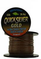 Kryston плетеный шок-лидер Quicksilver Gold 20м 45