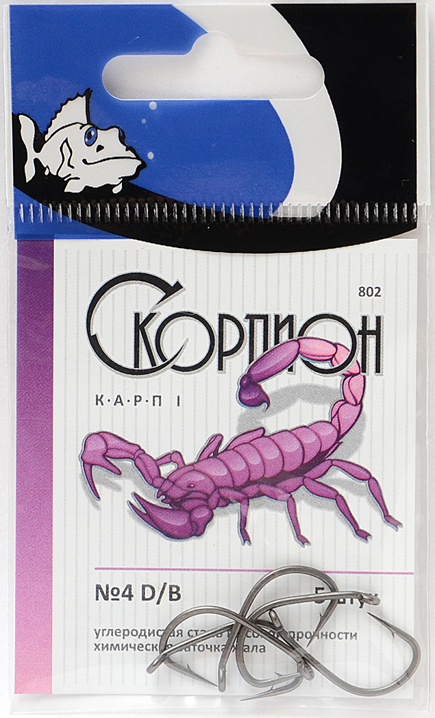 Крючки Карп I (Скорпион), №4 2