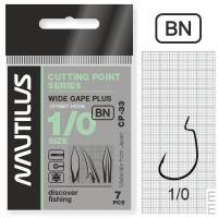 Крючок офсетный Nautilus Offset Cutting Point series Wide Gape Plus CP-33 BC № 1-0
