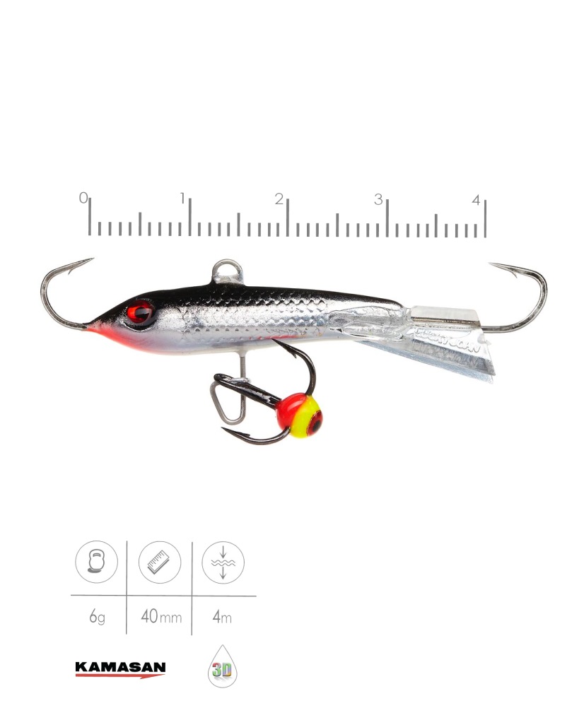 Балансир LUCKY JOHN Classic №4 (+тройник), цвет 13H, арт. 81401-13H 1