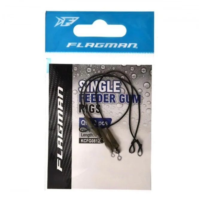 FLAGMAN Амортизатор для фидера Feeder Gum Rig Ready 12cм d0,8мм 2шт 1