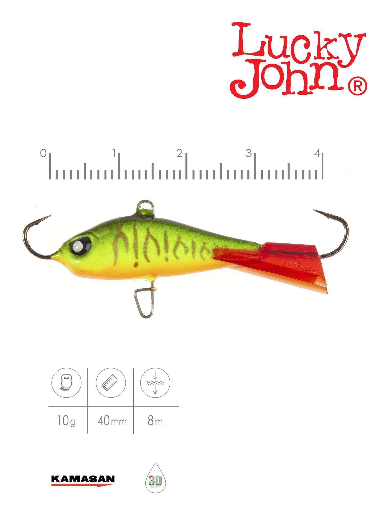 Балансир LUCKY JOHN Baltic №4, цвет 301RT, арт. 61400-301RT1