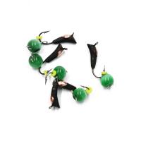 Мормышка ЯМАН вольф. бн Уралка с отв. с лат кор, цв в асс