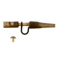 Клипса безопасная CARP PRO Metallic Lead Clips+Tail Rubbers Camo c фиксатором 5шт