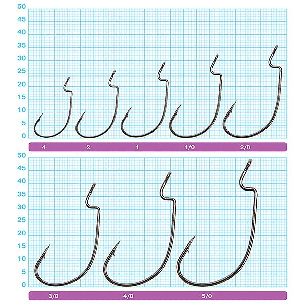 Крючок OWNER офсетный J-Hook BC №1-0 (6шт) 2 Крючок OWNER офсетный J-Hook BC №1-0 (6шт) 2