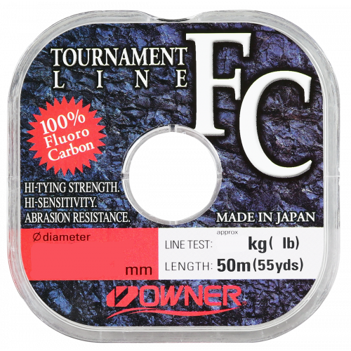 OWNER Леска Tournament FC 50м 0,245мм 4,1кг