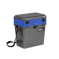 Ящик Helios рыболовный зимний серый-синий HS-IB-19-GB