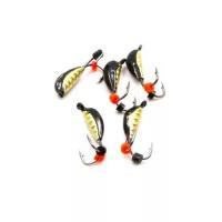 Мормышка ЯМАН вольф. бн. Овсинка коза цв.в асс