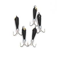 Мормышка вольф. безнасадочная ЯМАН Черт с петлей с латунной коронкой (длинный), d-3 мм, вес 0,9 г