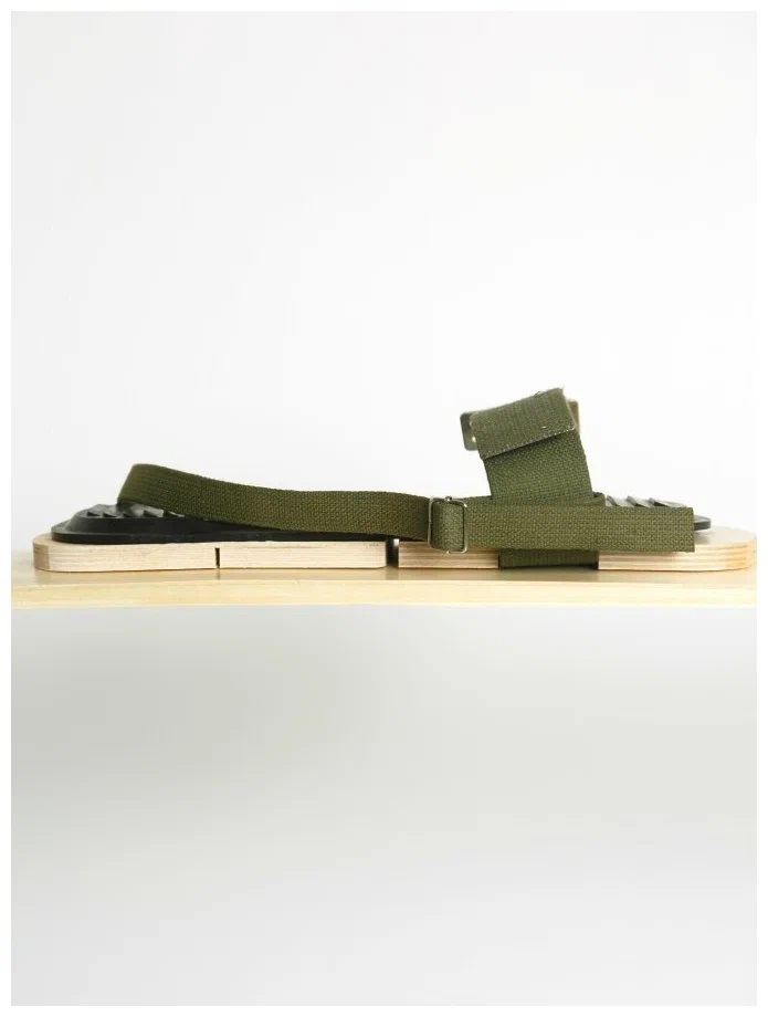 Комплект креплений для охотничьих лыж брезент, с пяткой 1