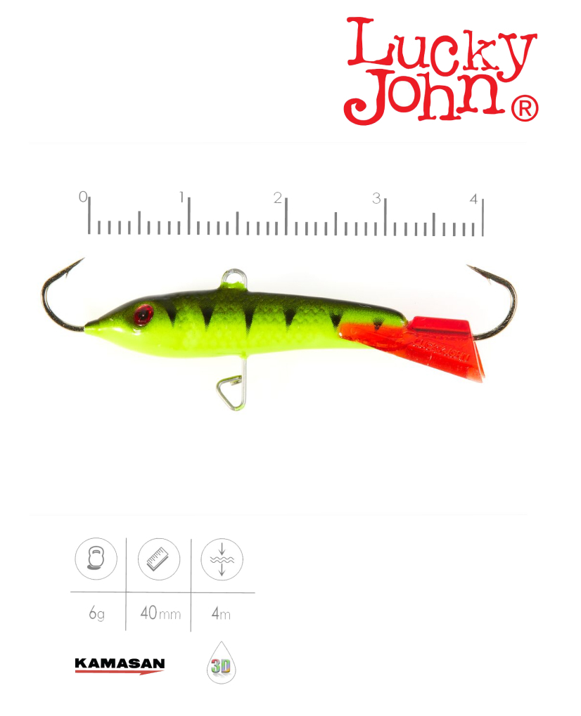 Балансир LUCKY JOHN Classic №4, цвет 31RT, арт. 81400-31RT 1