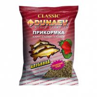 Прикормка DUNAEV КЛАССИКА 0,9кг Карп Клубника
