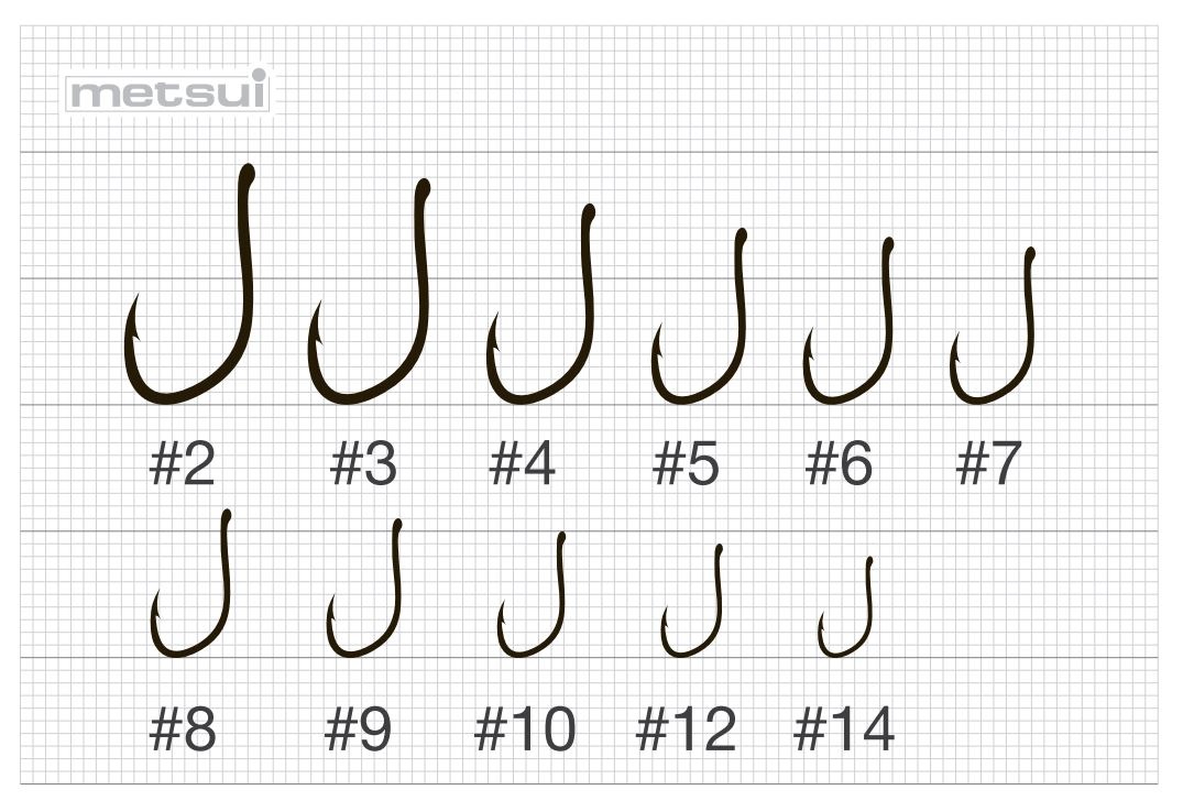 Крючки METSUI AJI цвет bln 1 Крючки METSUI AJI цвет bln 1
