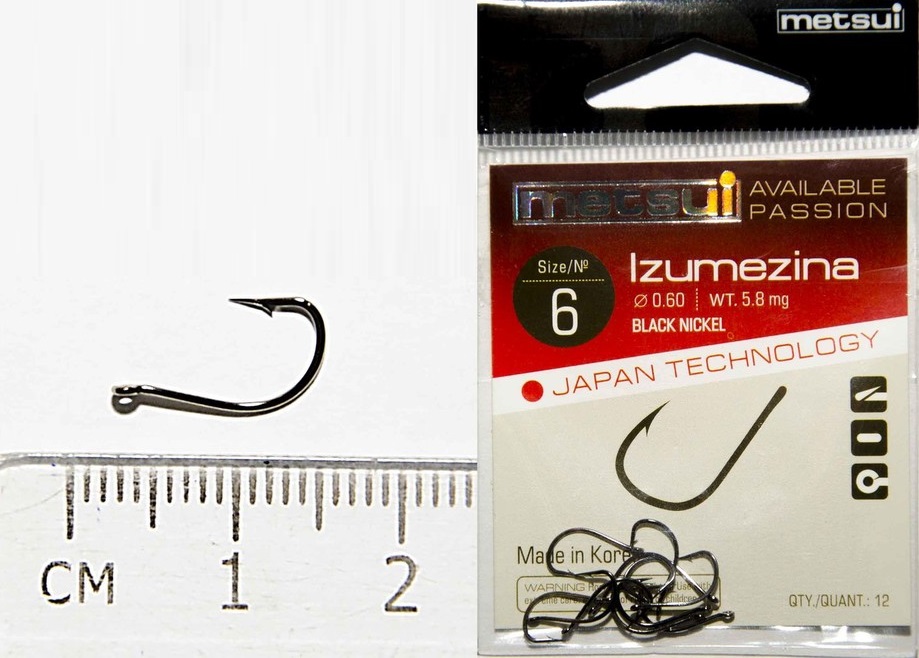 Крючок Metsui IZUMEZINA цвет bln 1