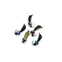 Мормышка вольф. безнасадочная ЯМАН Малек №2, d-2,5 мм, L-7,3 мм, вес 0,45 гр., кристалл хамелеон