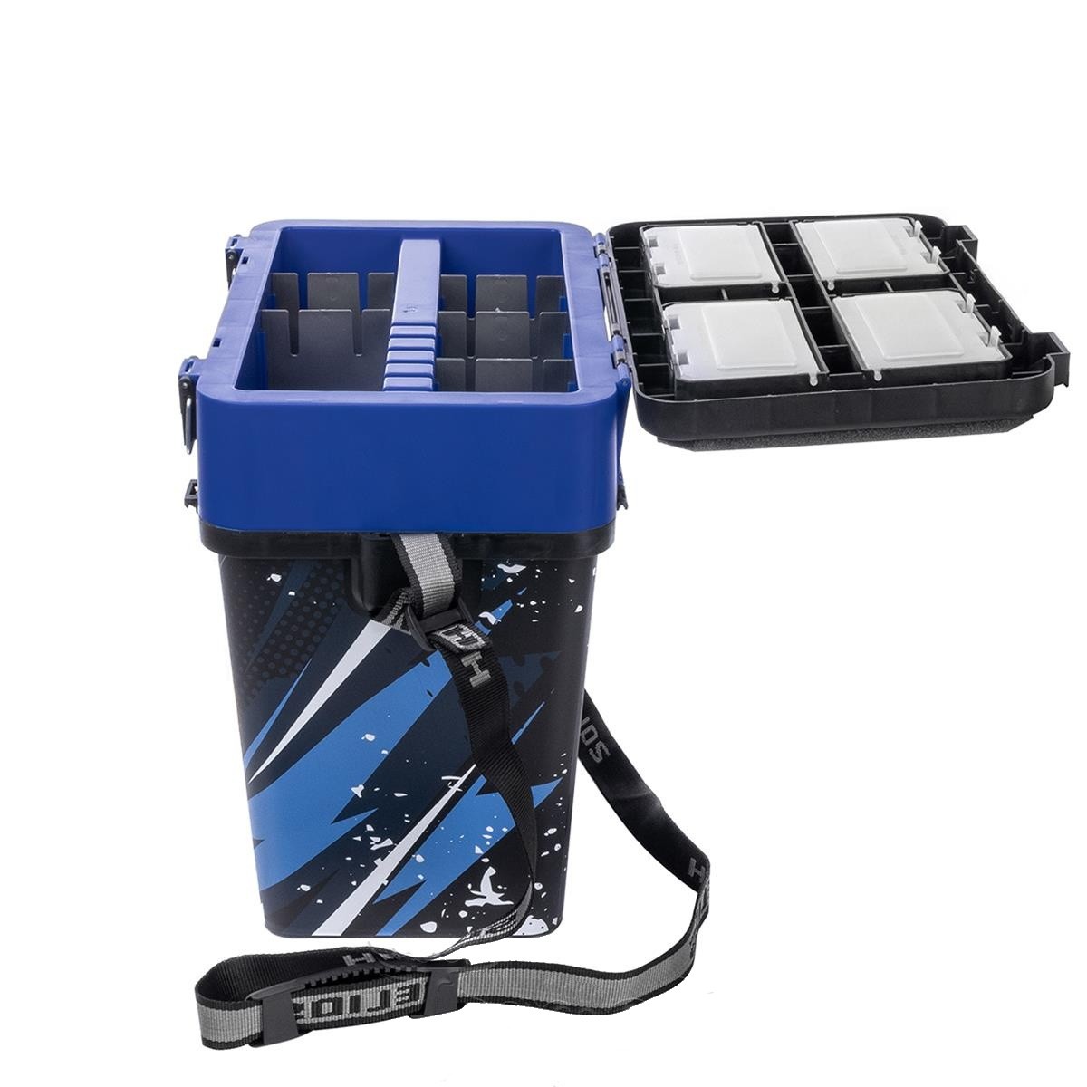 Ящик зимний Helios Ice Fishing 19л синий 3