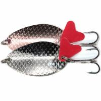 Блесна шумовая Namazu Iron-J 24гр. цвет 01-03 (серебро-медь)