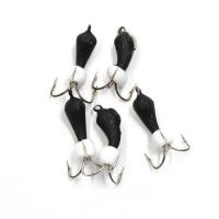 Мормышка ЯМАН вольф. б-н Черт-банан с петлей с коронкой из никеля цв. в асс-те