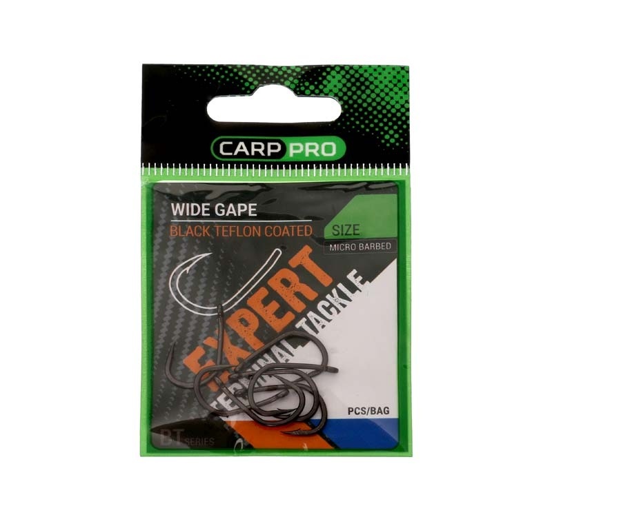 Крючки CARP PRO Black Teflon Wide Gape №2 1