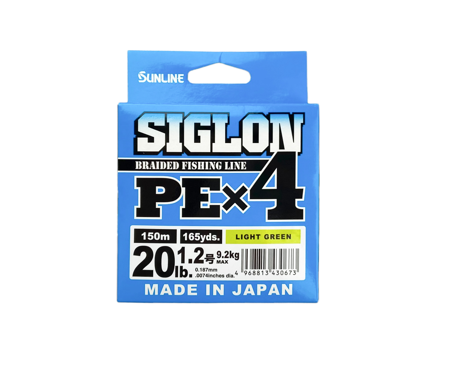 Шнур Sunline Siglon PEх4 light green 150м 1,2 20lb 1