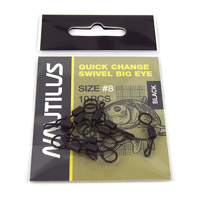 Быстросъемный вертлюг с большим ухом Nautilus Quick Change big eye 