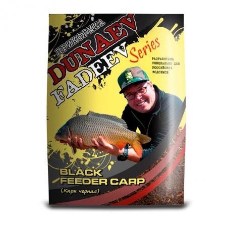 Прикорм DUNAEV FADEEV 1кг Feeder Carp Black