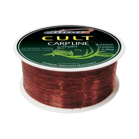 Леска CLIMAX CULT CARP LINE Z-SPORT cooper-brown 0,25mm 5,8kg 1200m