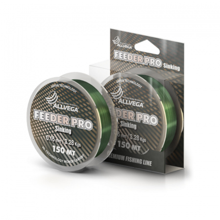 Леска монофильная ALLVEGA Feeder Pro 150м 0,16мм