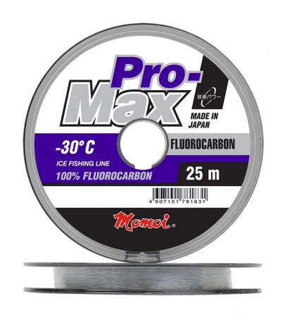 ЛЕСКА PRO-MAX FLUOROCARBON зима 25м